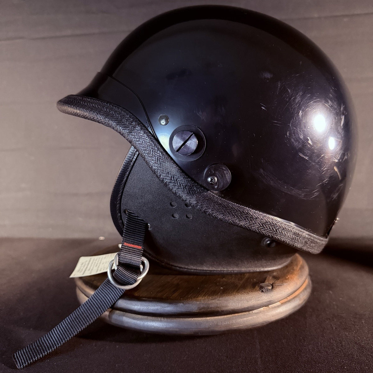 Crown Impact 906 Helmet Size Medium Model C-3 Black USA Made Duty Headgear