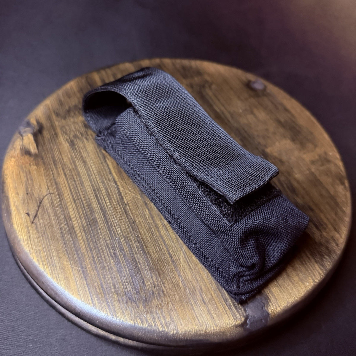 US Pistol Magazine Pouch MOLLE Black Nylon Single Mag Holder Made In USA
