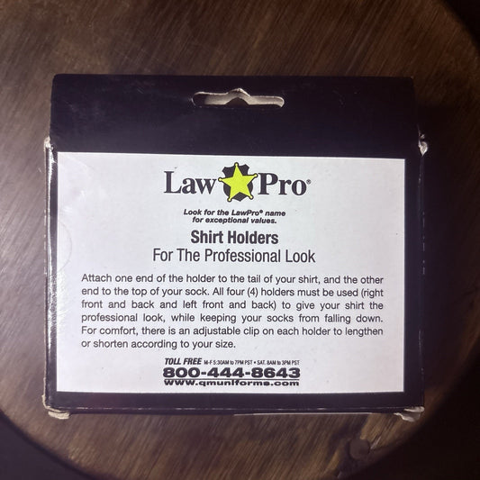 Law Pro Shirt Holders For a Professional Look