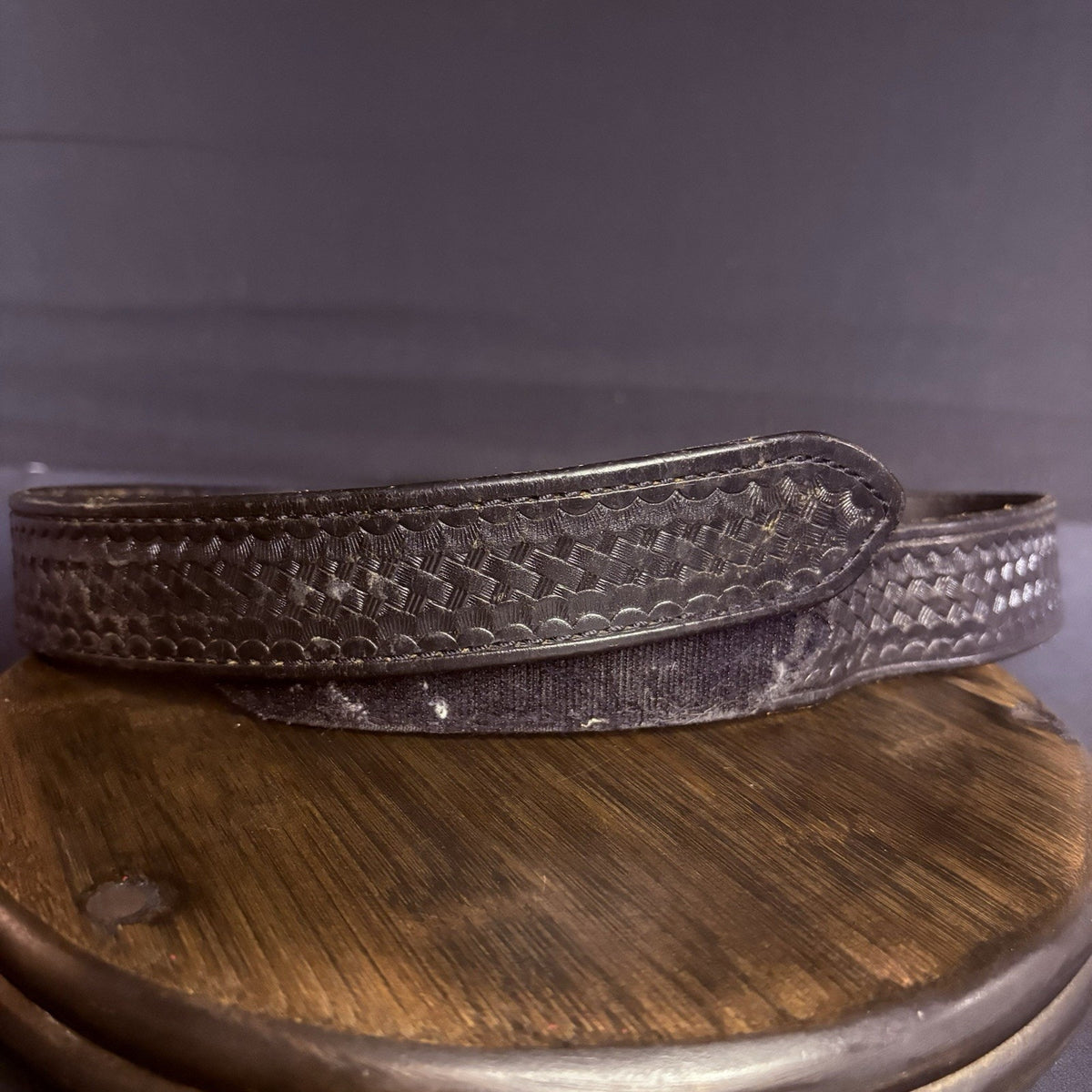 Aker Duty Belt Size 32" B16 Made In San Diego, California USA Hook & Loop