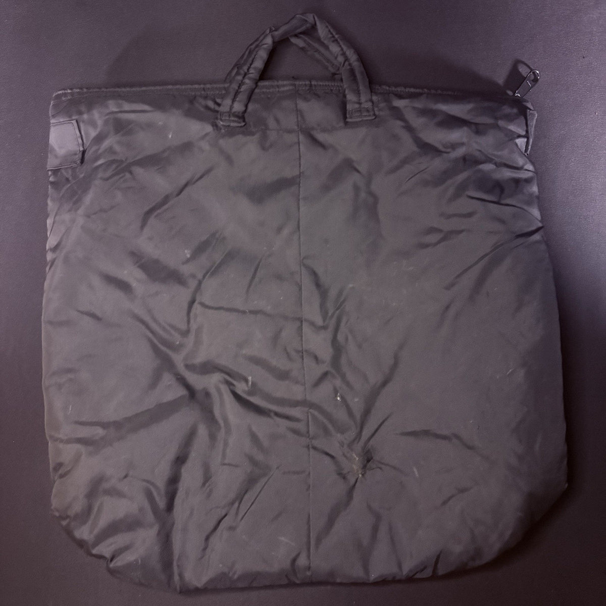 Flyers Helmet Bag with Brass Zipper & Handles 19" x 19", 3 Pocket Bag