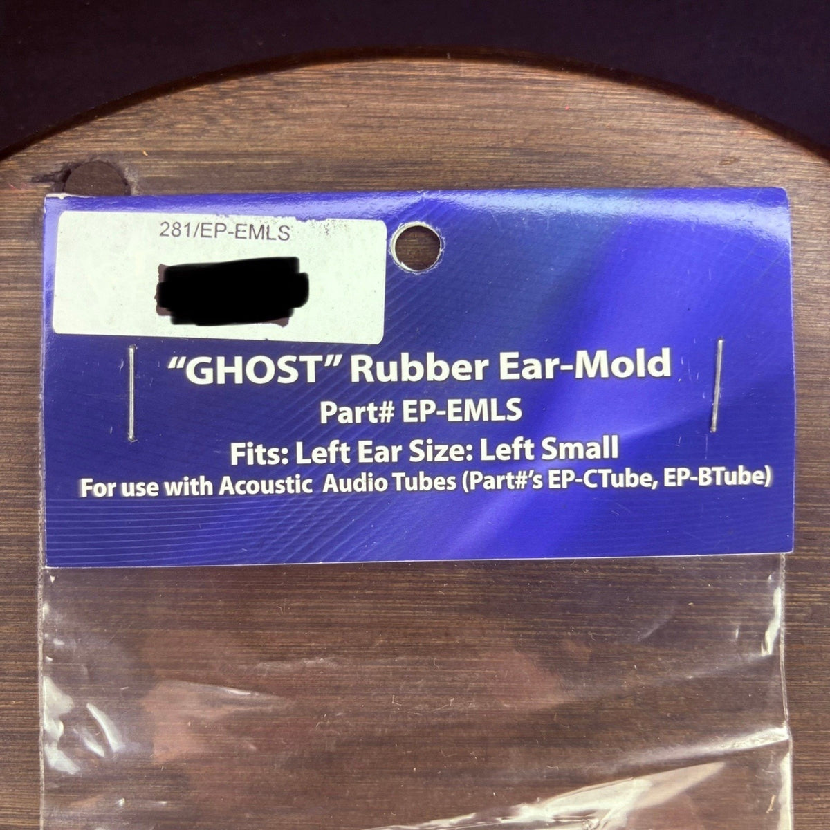 GHOST Two way Radio Left Small Ear mold Open Ear Insert Tactical Ear Gadgets