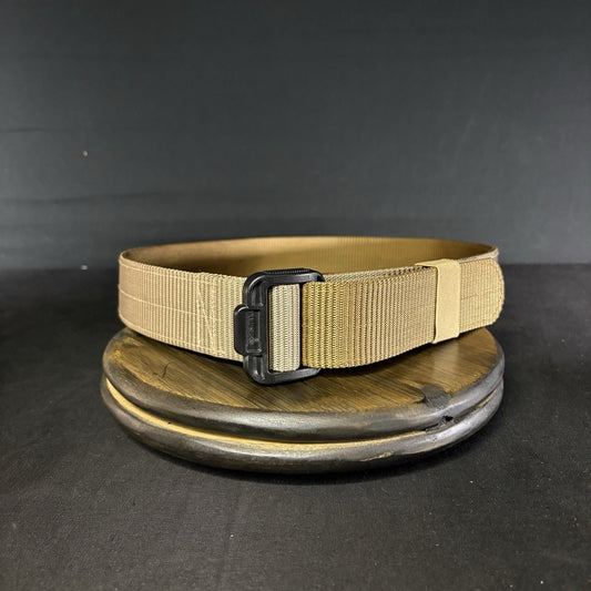 Tru-Spec Tactical Belt Size XXL Reversible Coyote Brown/ Tan Security Friendly