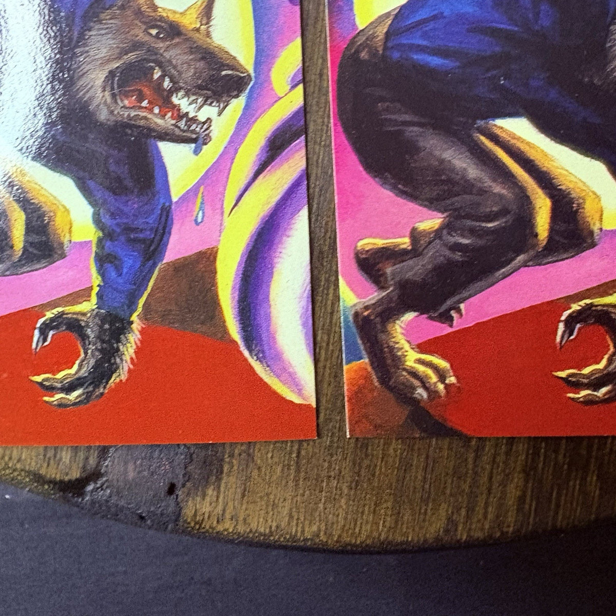 1996 Goosebumps #38 Werewolf Lot Of (4) High Grade Topps Trading Cards See Photo