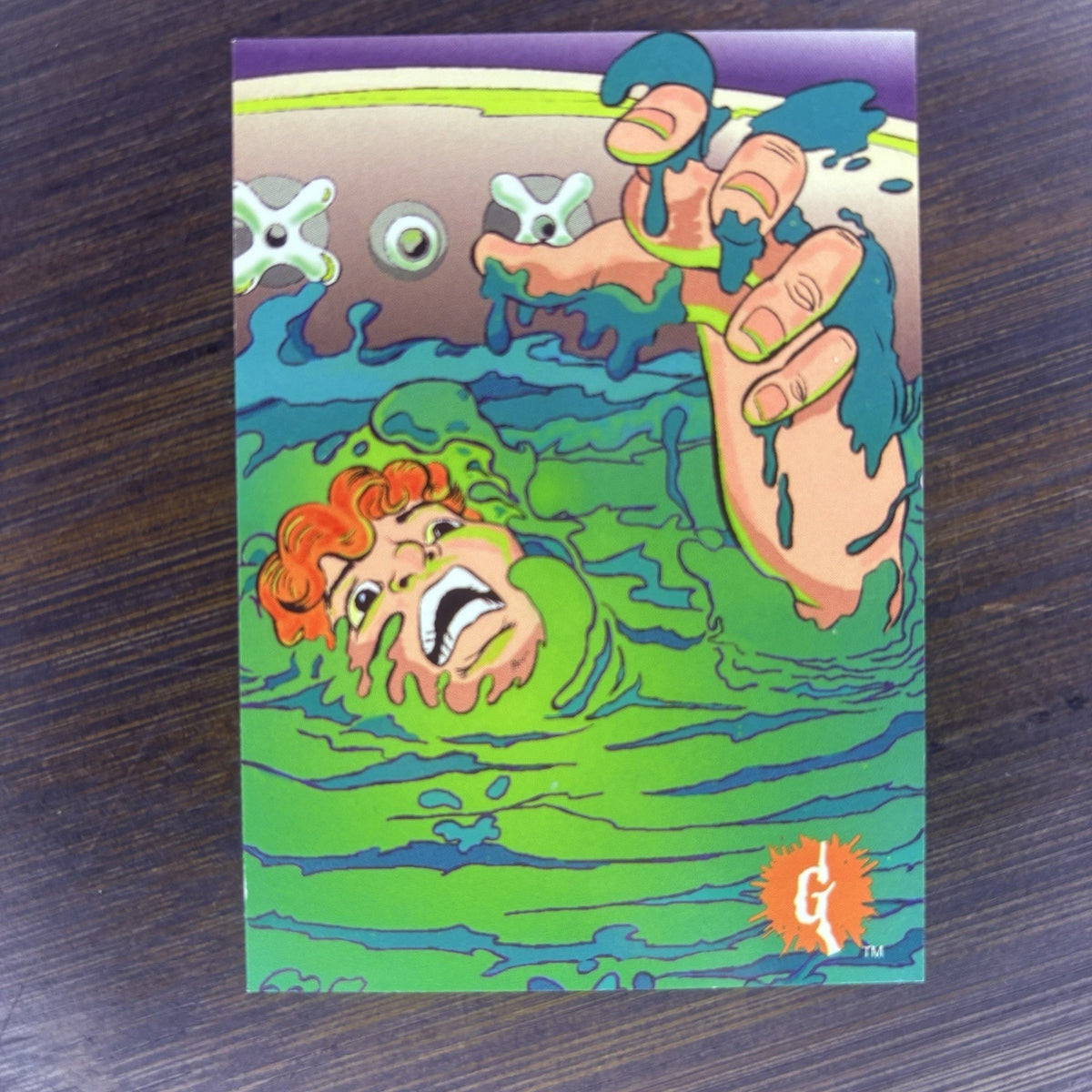 1996 Goosebumps "Tub of Terror" #8 High Grade Topps Trading Card -See Photos-