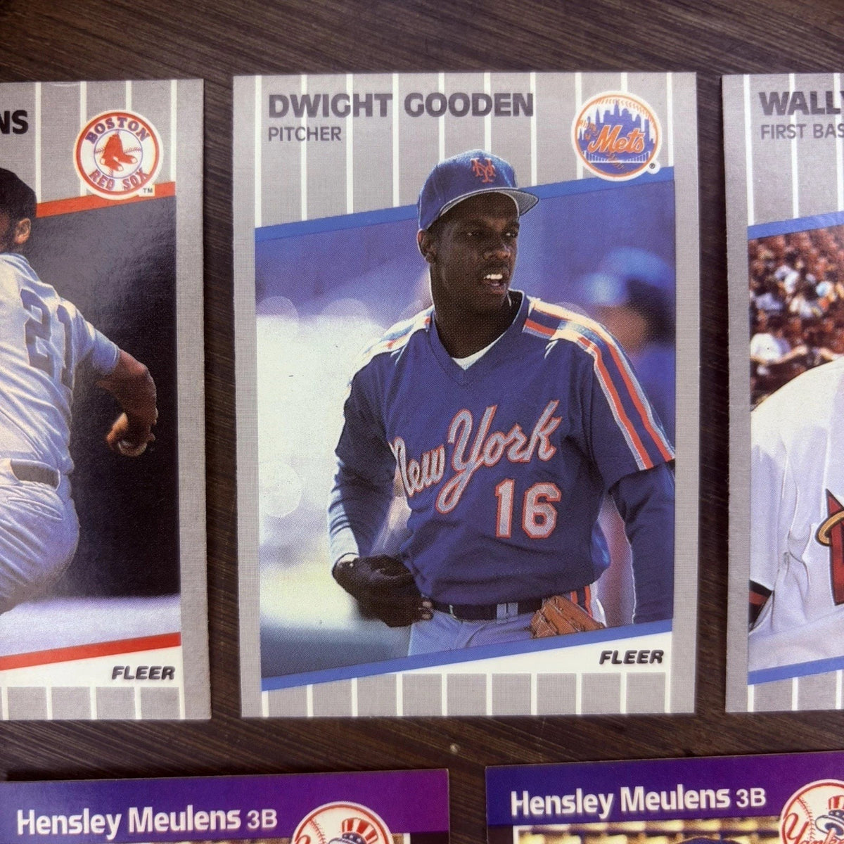1989 Donruss #547 Fleer #85, #36, #481 High Grade Baseball Card Lot Of (5)