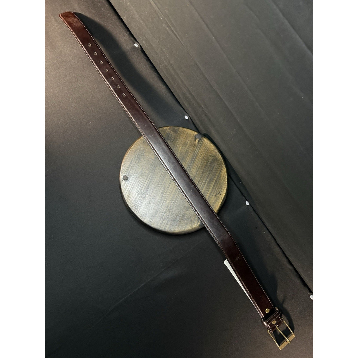5.11 Tactical Casual Belt Size Small 28”- 30” Brown Leather Brass Buckle 59501