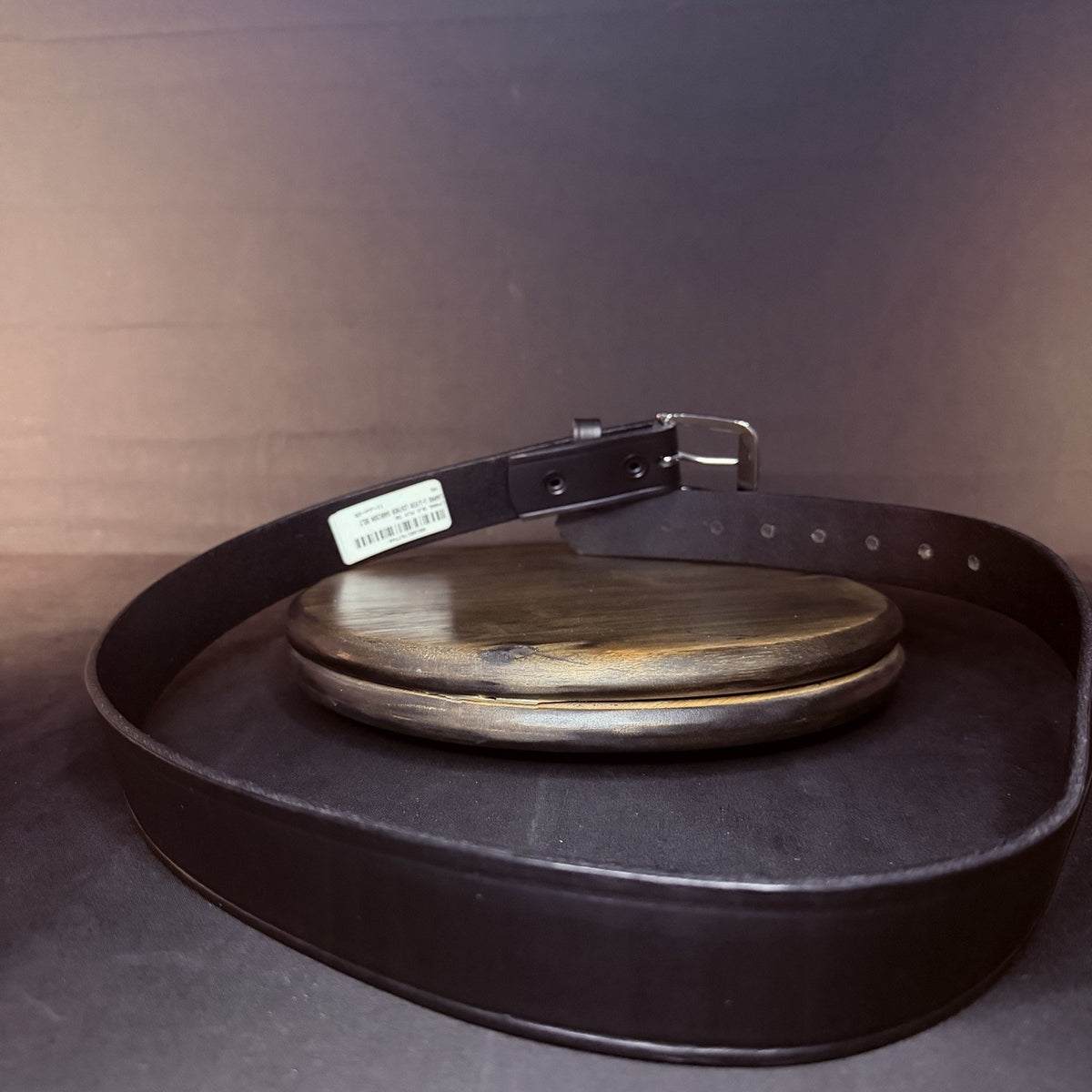 Law Pro Garrison Belt Size 38" Plain Black 1.5", Nickel Buckle USA Made LP006