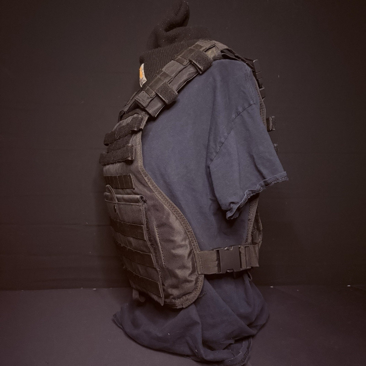Protech Plate Carrier Vest 10"X 12" Size: Adjustable Black MOLLE