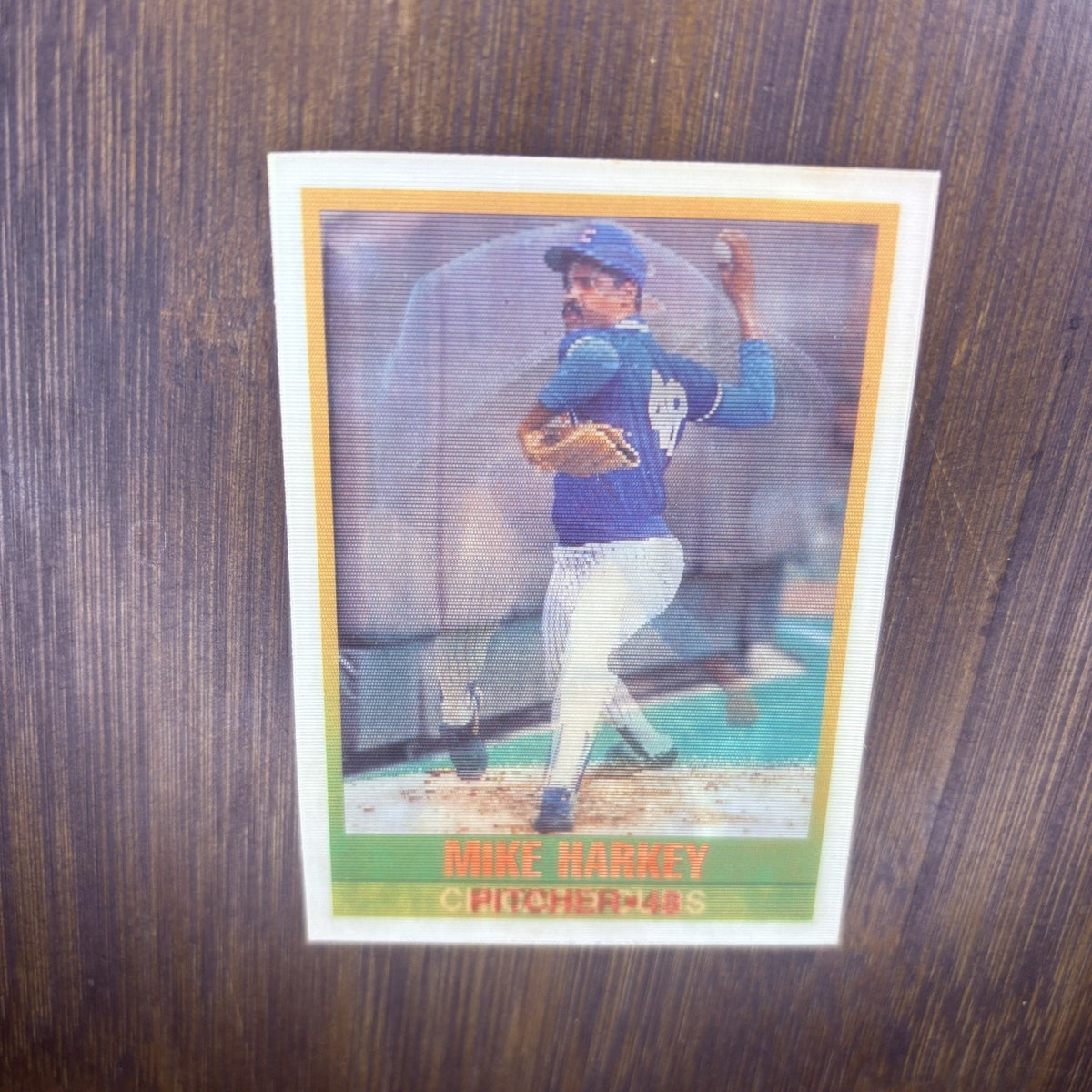 1989 Sportflics Cubs Damon Berryhill & Mike Harkey High Grade (Lot Of 2) Cards