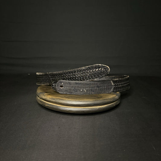 Bianchi Inner Duty Belt 34" Waist Black Basket Weave Leather