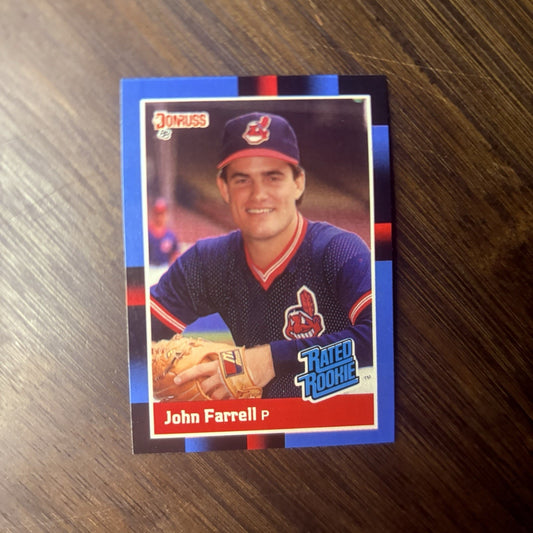 1988 Donruss - Rated Rookie John Farrell #42 (RC) High Grade