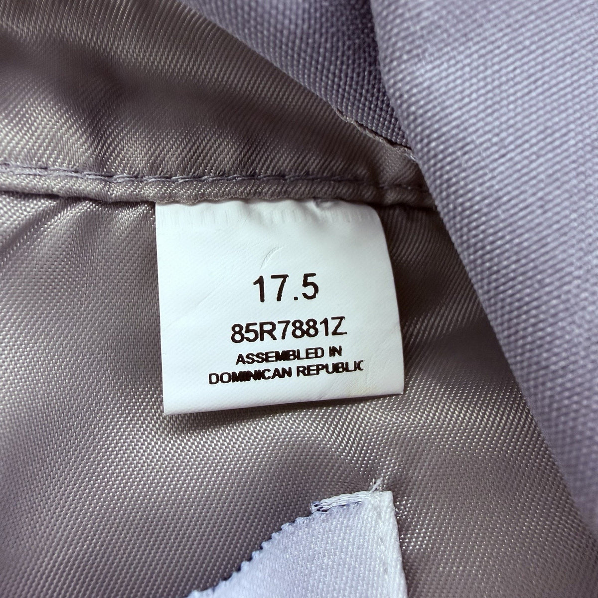 Flying Cross Short Sleeve Shirt Size XL 17.5 Grey Class A Service Uniform 3874