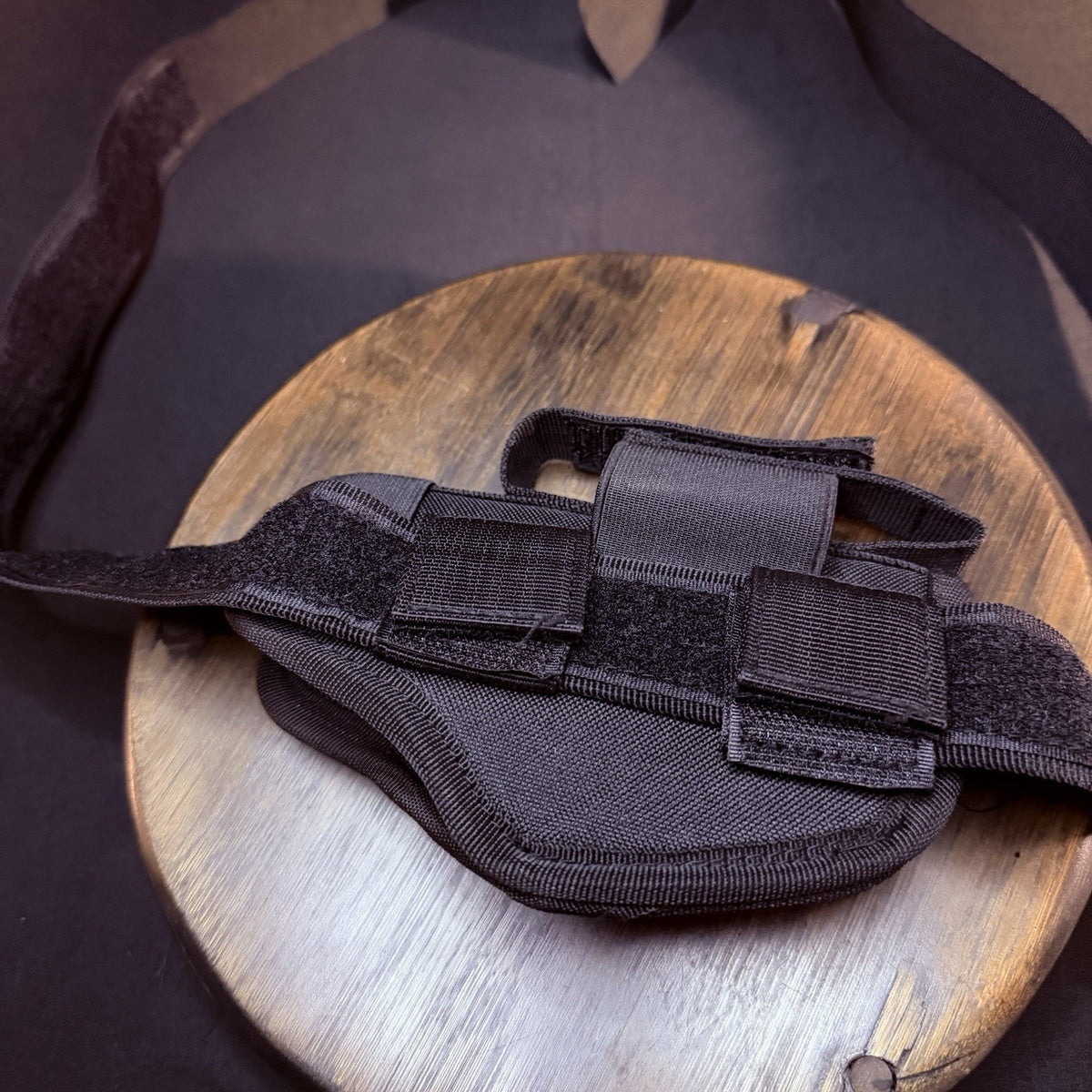 Pistol Holster with Belt Size XL Universal, Extra Magazine Pouch Black Nylon