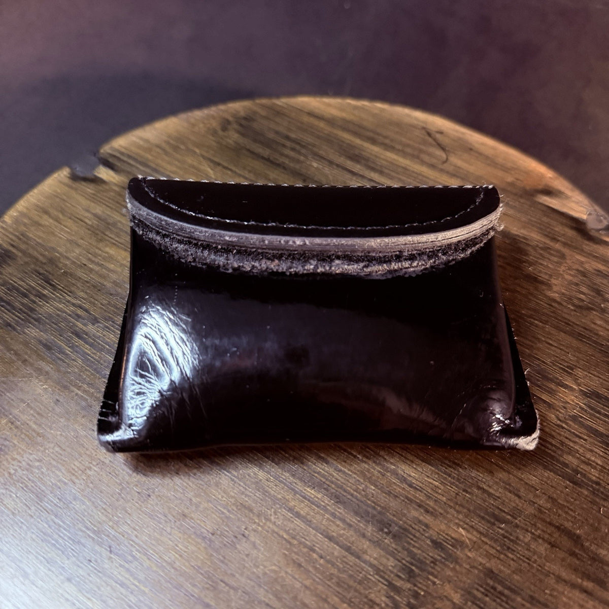 Safariland Glove Pouch High Gloss Black Leather Model 33-3