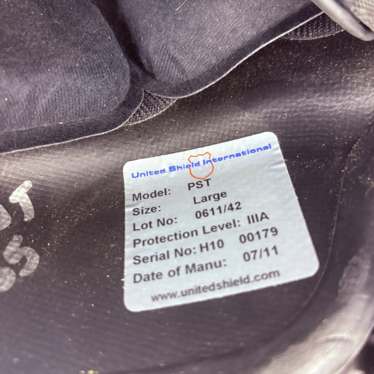 US Ballistic Helmet 3A IIIA Size Large Made In USA, Extra Padding, Bulletproof