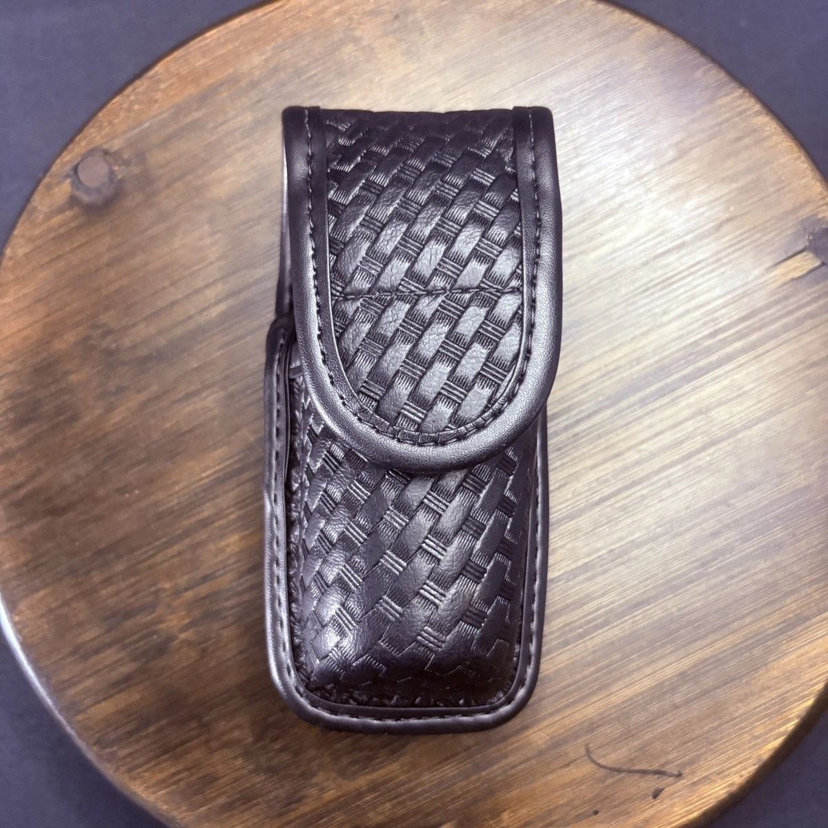 Bianchi Mace Pouch 7911 Size Small Basketweave Law Enforcement Hidden Snap