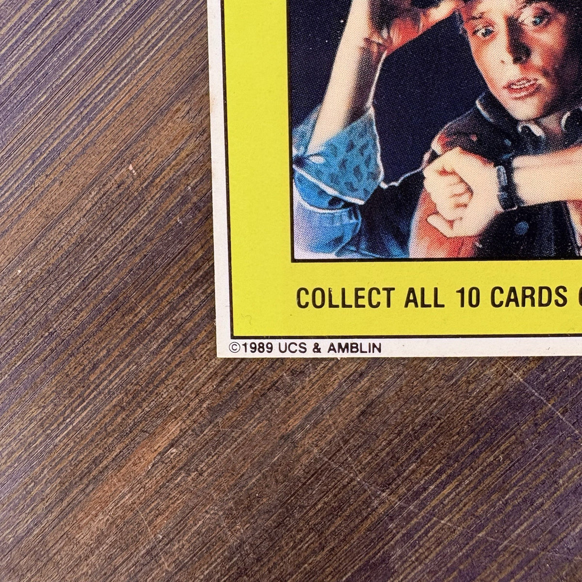 Damaged 1989 Topps Back to the Future Part II Stickers #11 Delorean Time Machine