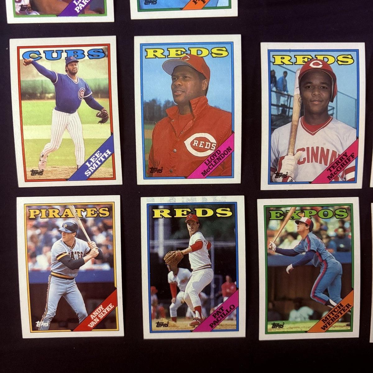 1988 TOPPS High Grade Baseball Card Lot Of 35