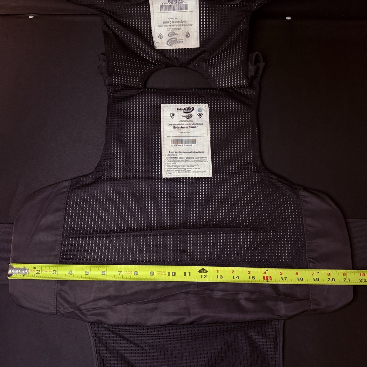 PB Armor 3A Ballistic 2023 Vest Size Large AXBIIIA Concealable IIIA Carrier 48R