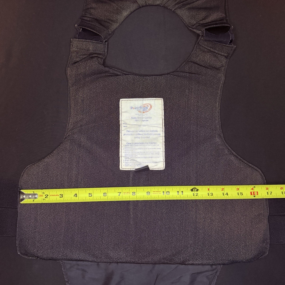 PB Ballistic Vest Level 2 II Women's Size Small Concealable Bullet & Taser Proof