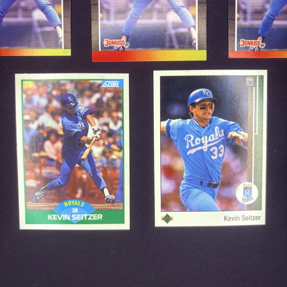Kevin Seitzer (Lot Of 14) Trading Cards #670, #510, #292, #55, #238, No. 10