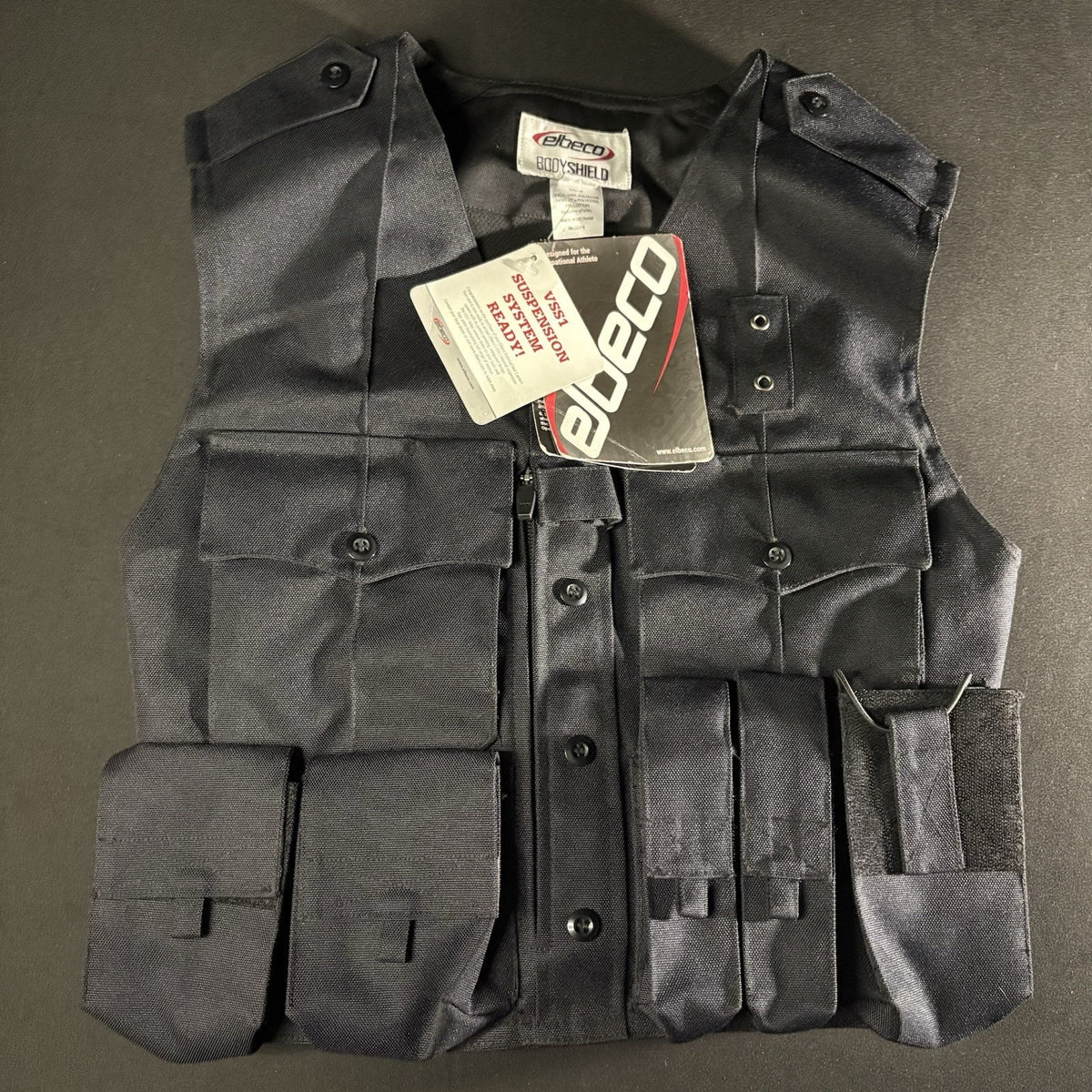 Elbeco Tactical Carrier Size X-Small Black w/Magazine & Radio Pouch & Waistband