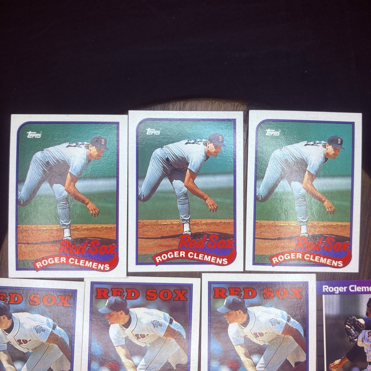 1987-1988 Roger Clemens (9) Card Lot, Topps & Donruss, #450, #280, #70, #51