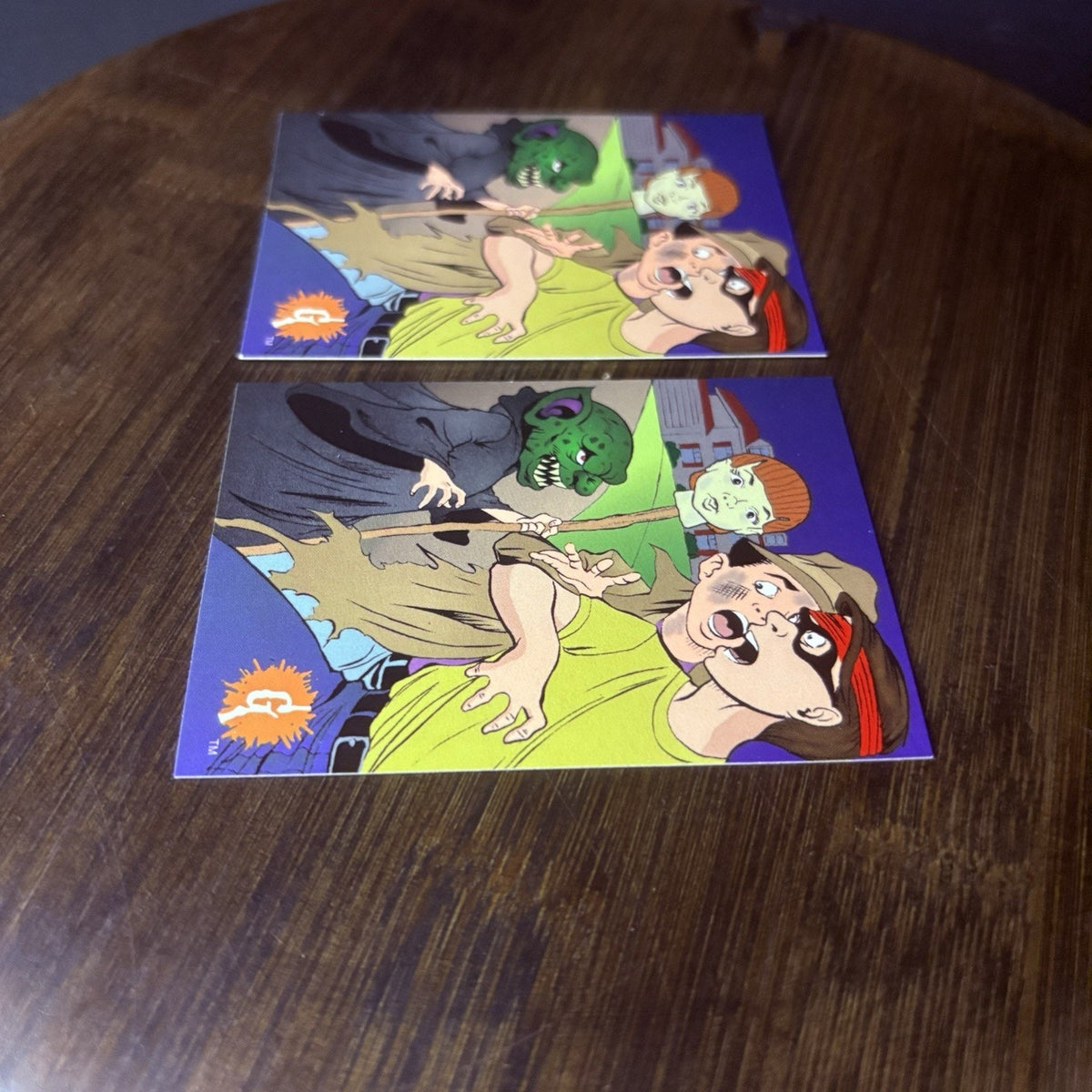 1996 Goosebumps #31 "Terrifying Turnabout" Lot Of (2) High Grade Trading Cards