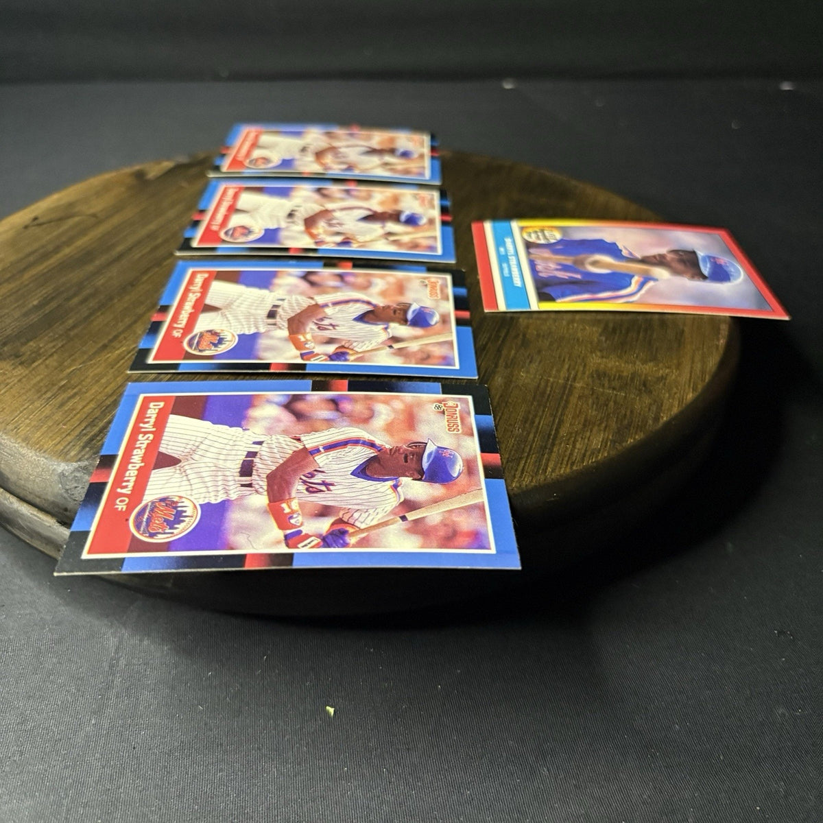 Darryl Strawberry Lot (5) Baseball Cards 1988 Fleer HIGH GRADE New York Mets MLB