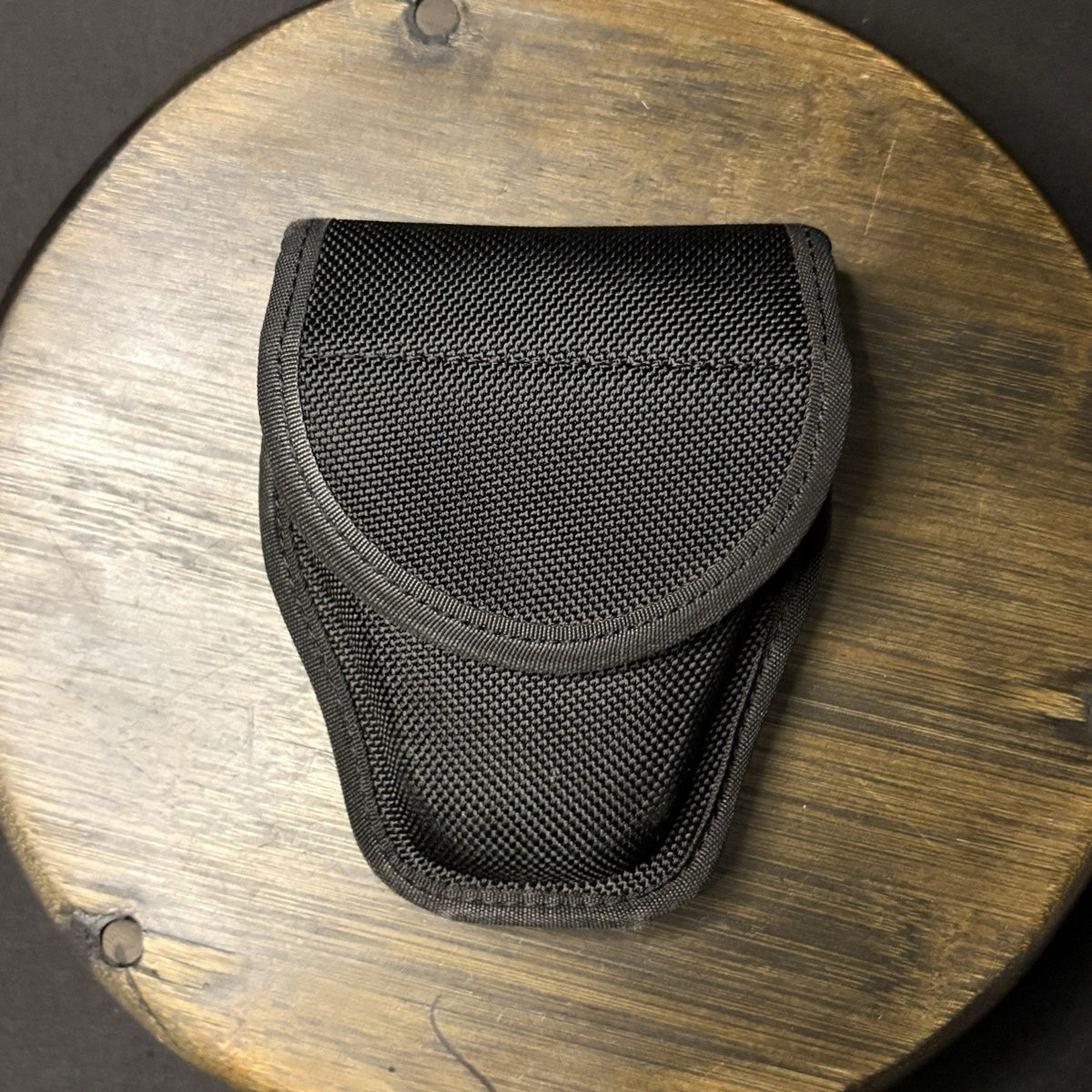 Hero's Pride Nylon Chain Handcuff Case - Black - Duty Belt