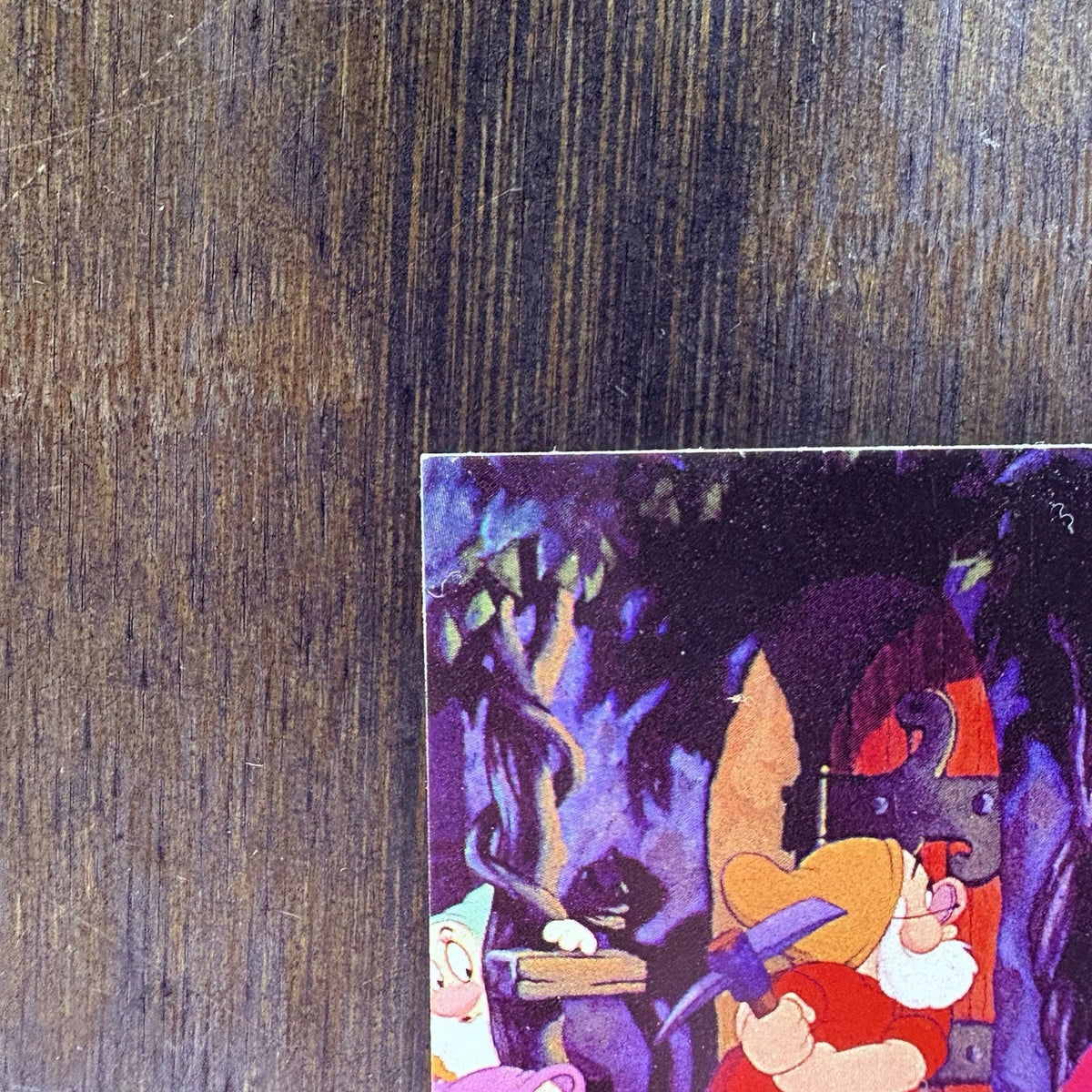 Walt Disney's Snow White - Card #28 - "TROUBLE BREWIN'!" High Grade Trading Card