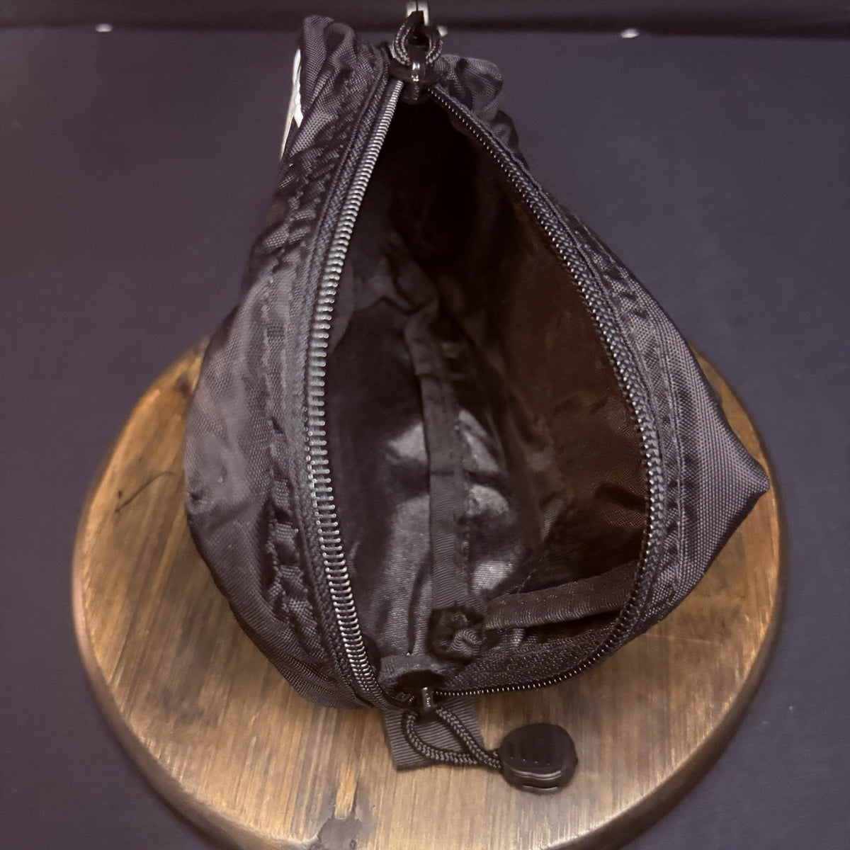 Nylon Pouch 8"x 5" See Through, Reflective Strips, Hook & Loop Attachment