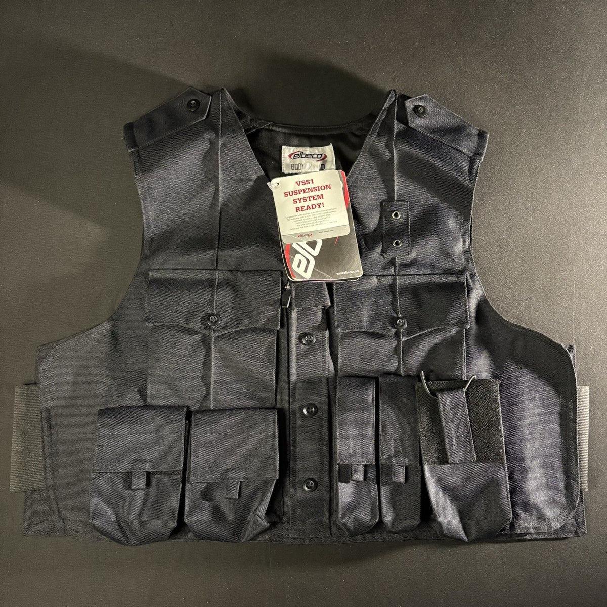 Elbeco Tactical Carrier Size X-Small Black w/Magazine & Radio Pouch & Waistband