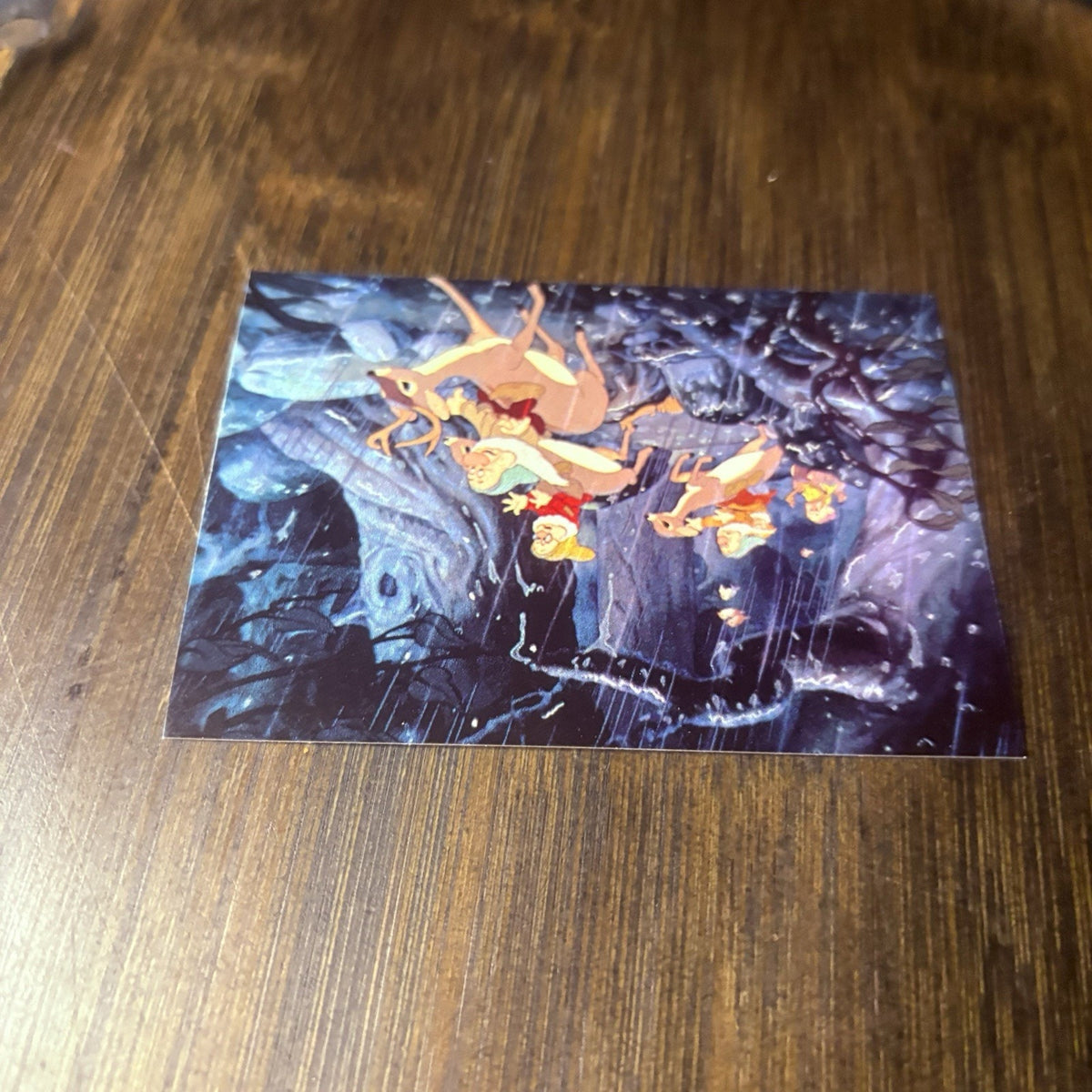 1994 SkyBox Disney Snow White Trading Card "Racing To Save Snow White" #52