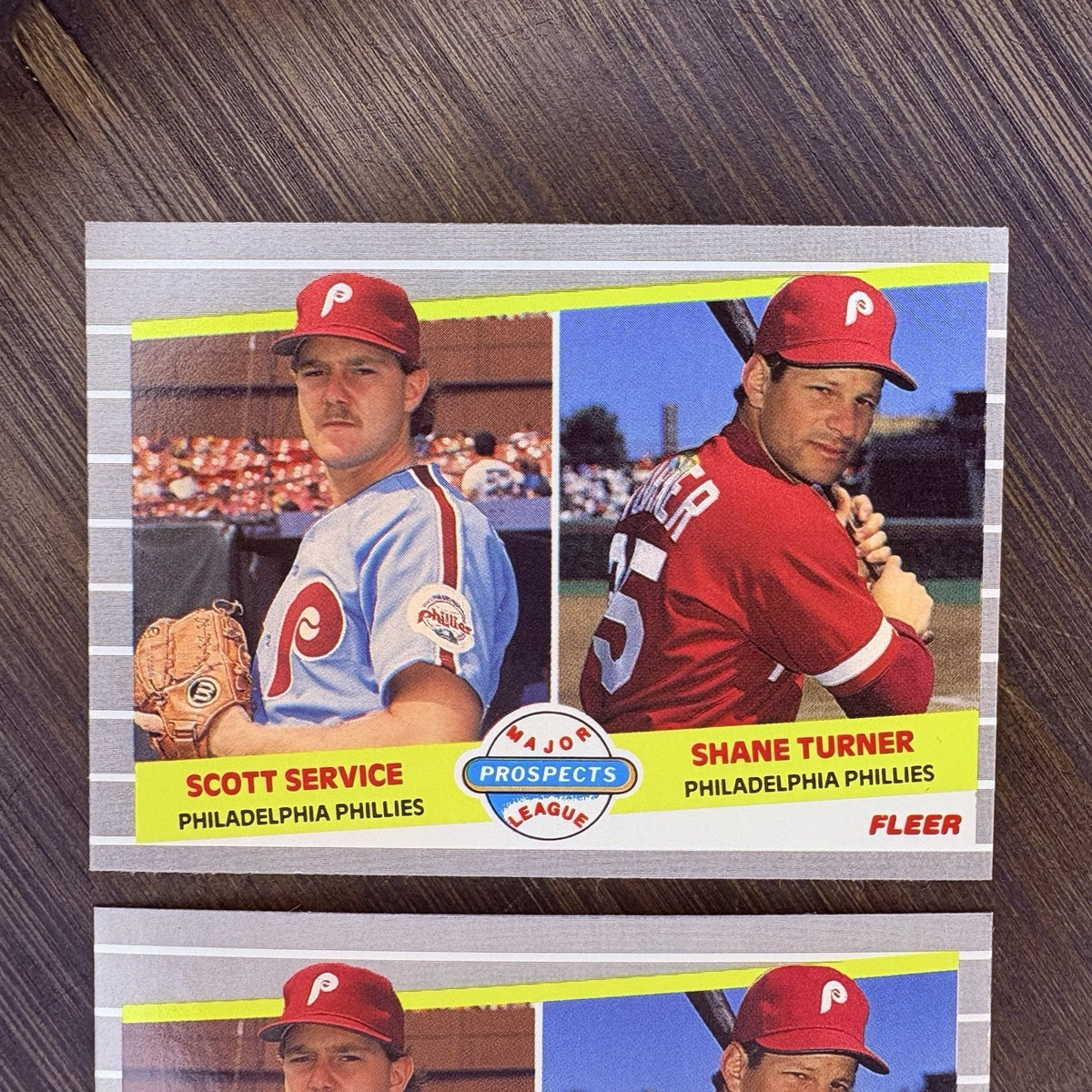 Fleer 1989 Prospects Scott Service Shane Turner #653 (2)High Grade Trading Cards