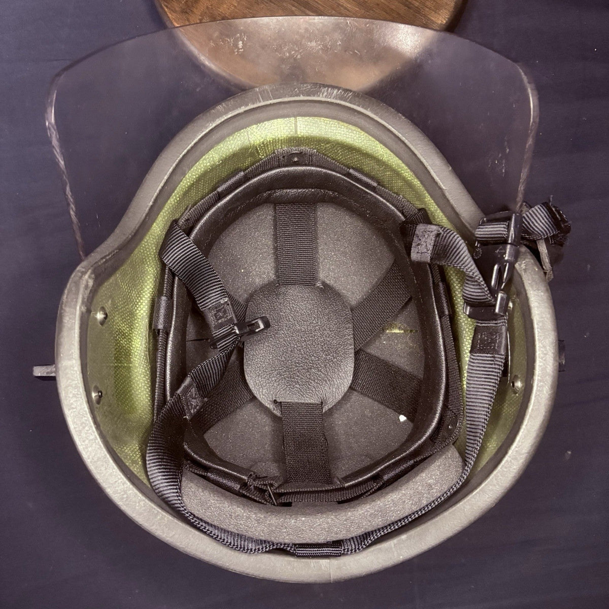 Gentex IIIA (3A) Ballistic Helmet Removable Face Shield Size Medium Bullet Proof