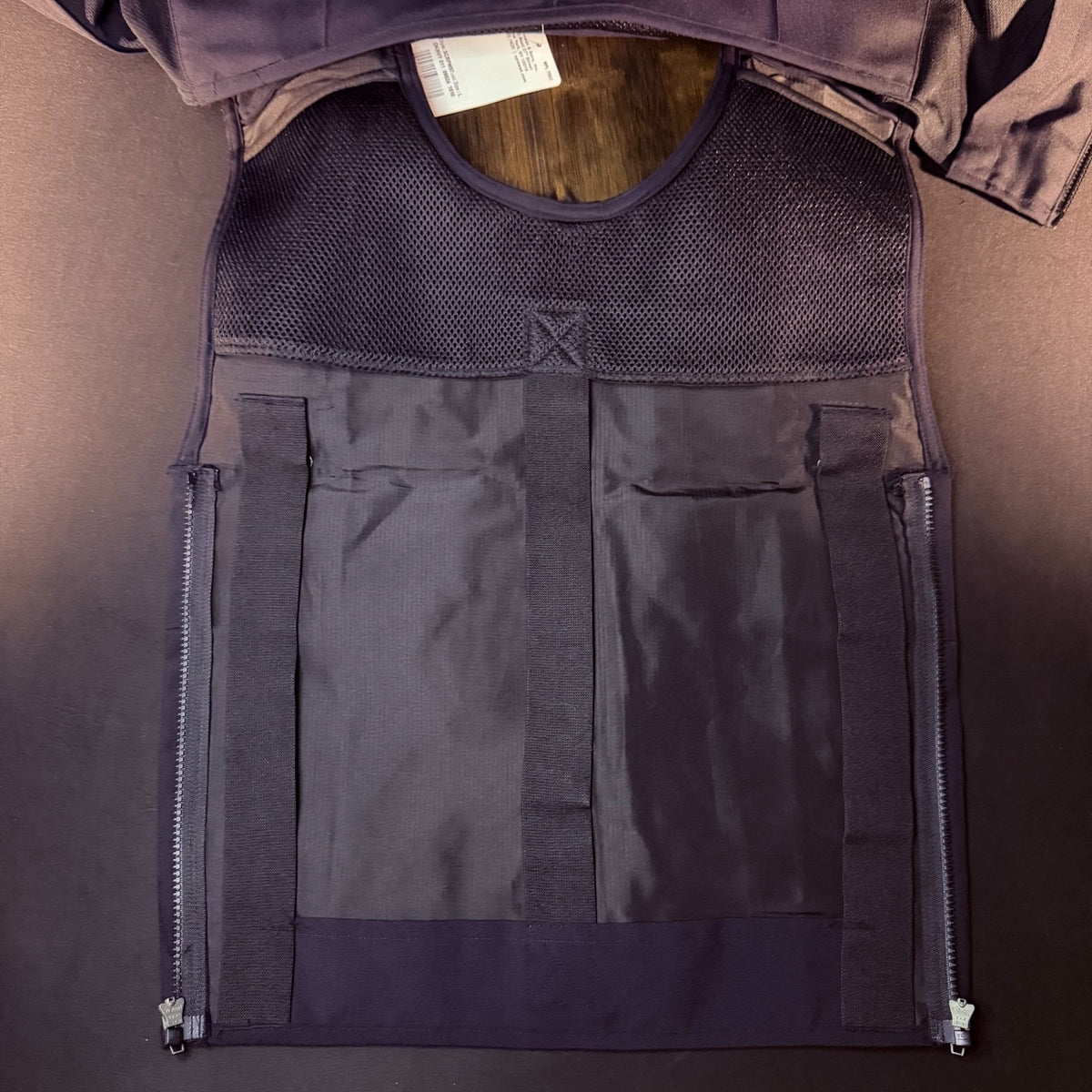 Spiewak Tactical Soft Armor Carrier Vest Navy Large Long Mic Tab Size Large Long
