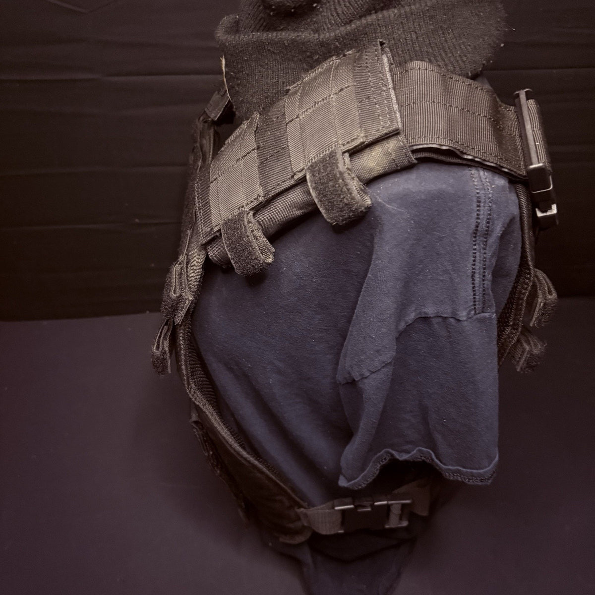Protech Plate Carrier Vest 10"X 12" Size: Adjustable Black MOLLE