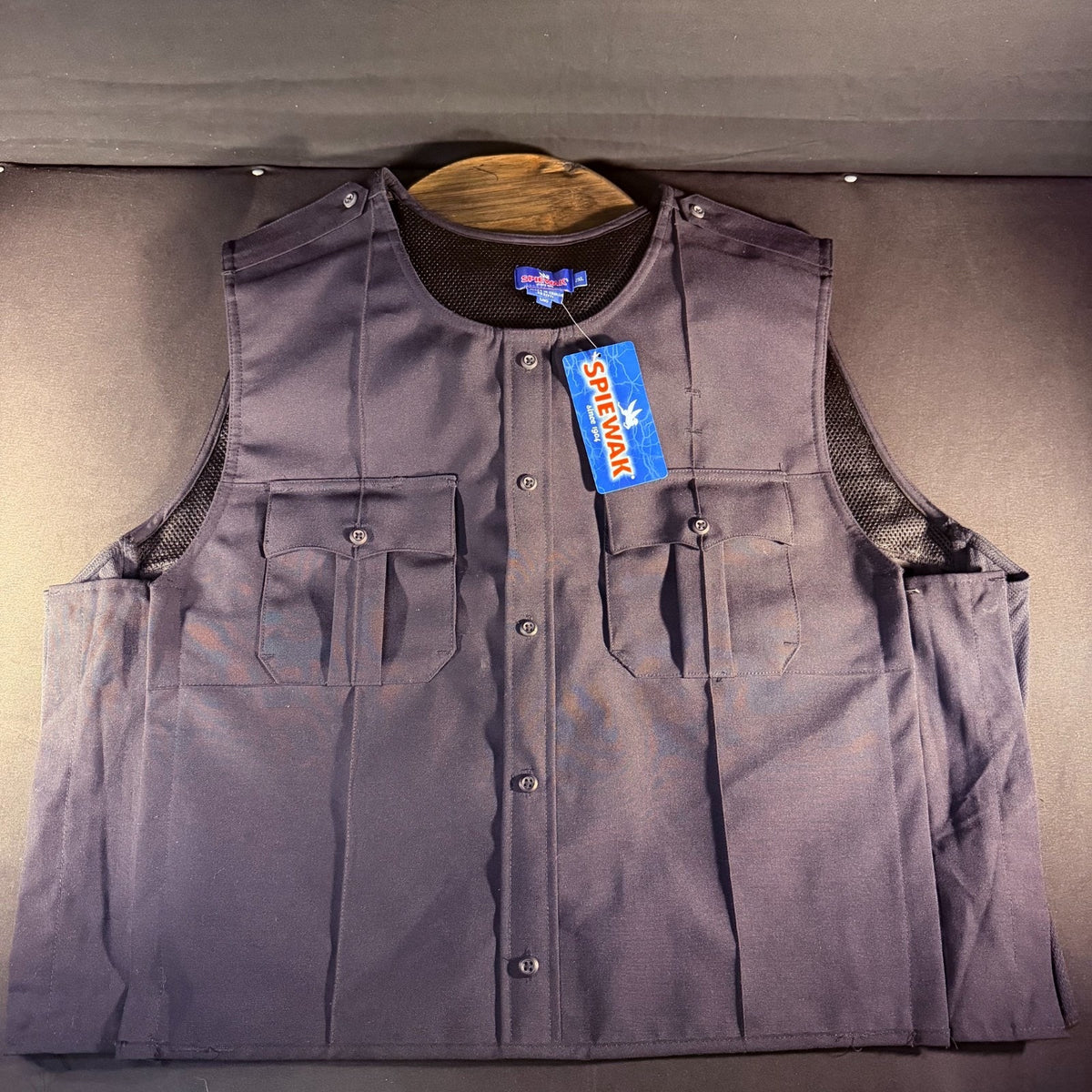 Spiewak Tactical Vest Size 2XL Long Dark Navy Soft Armor Carrier NO ARMOR