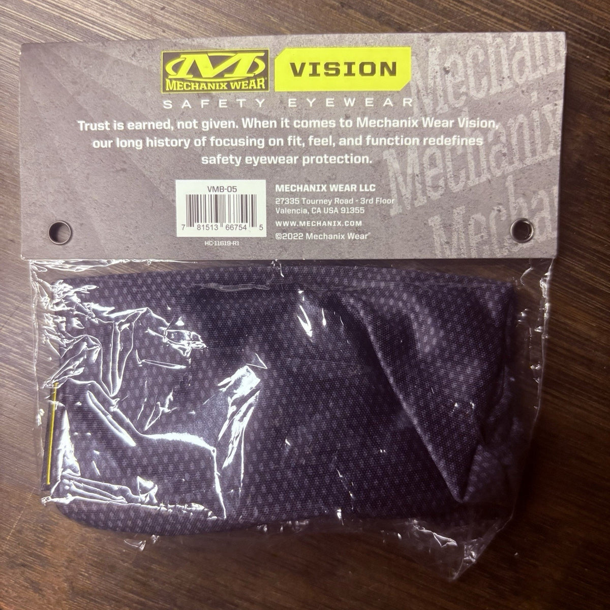 Mechanix Wear Vision Microfiber Protective Bag For Eyeglasses w/Dual Pull Cord