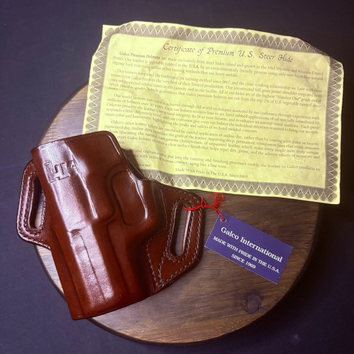 Galco H&K Concealable Holster Premium USA Made Leather LH OWB (P2000SK Compact)