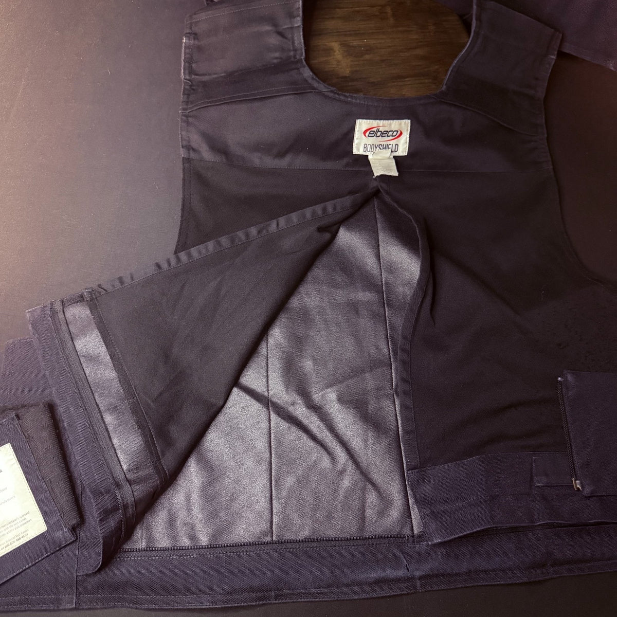Elbeco BodyShield Tactical Armor Carrier Vest Size Large Regular Midnight Navy