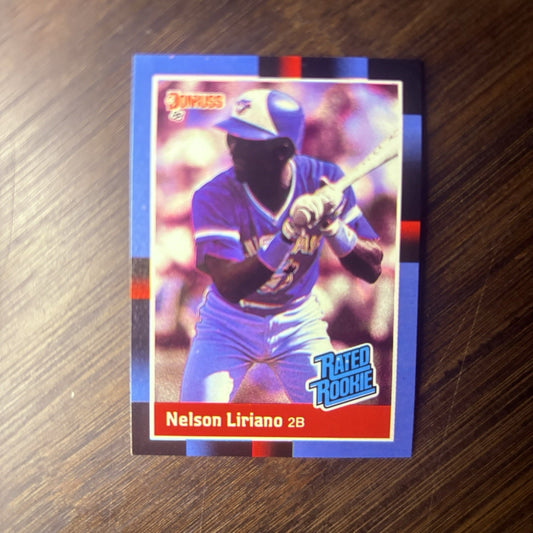 1988 Donruss - Rated Rookie Nelson Liriano #32 Toronto Blue Jays High Grade