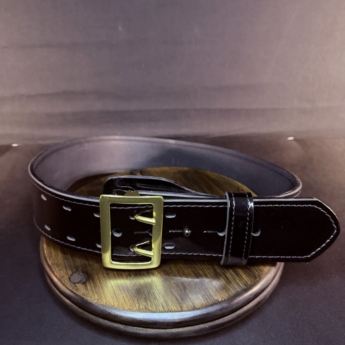 Gould & Goodrich Sally Browne Duty Belt Size Womens 32" USA Hi-Gloss Leather 192