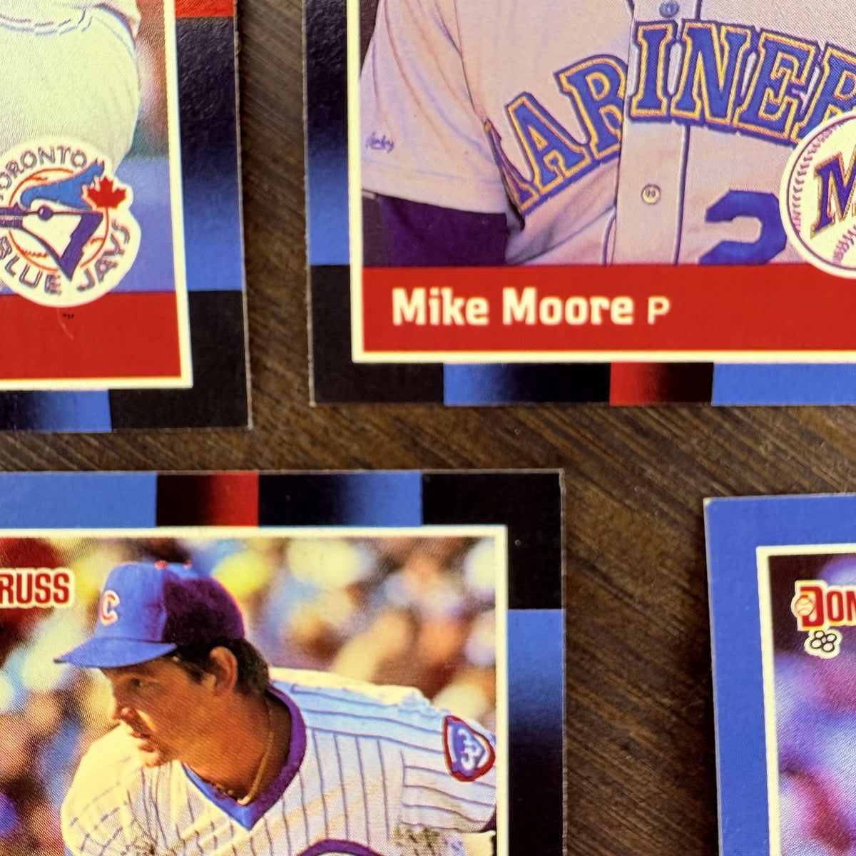 Donruss 1988 High Grade Cards #79, #77, #76, #75, #74 MLB Baseball (Lot 5)