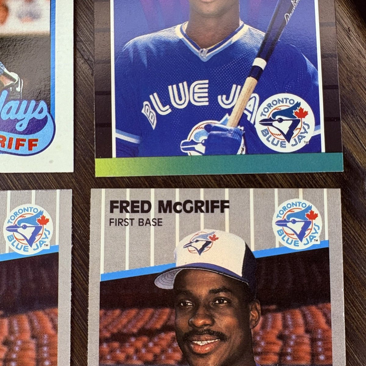 1989 Fred Mcgriff (Lot Of 6) Trading Cards BC-19, #240, #745 HIGH GRADE