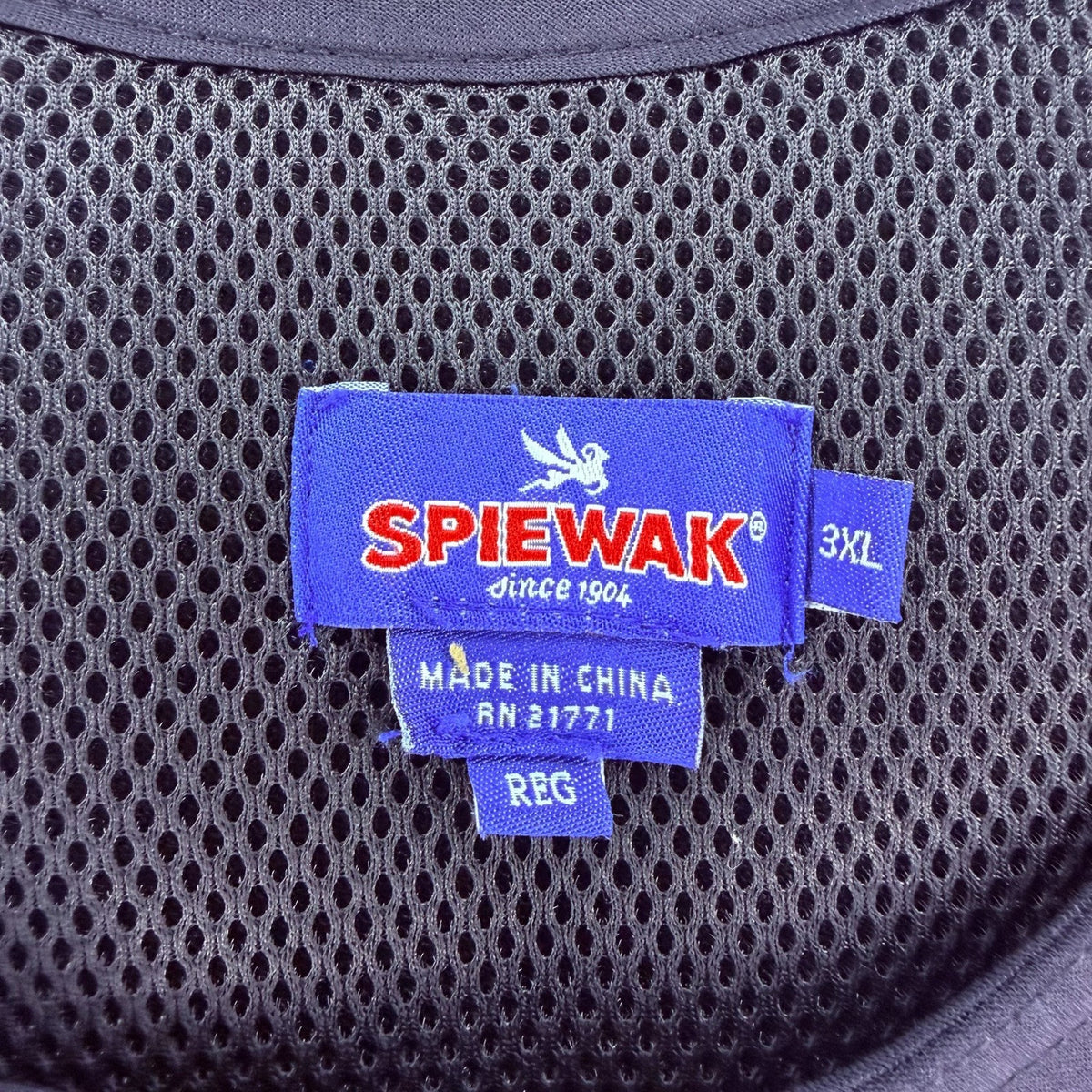 Spiewak Tactical Carrier Vest Soft Armor Vest Navy Size 3XL Mesh Vented Duty