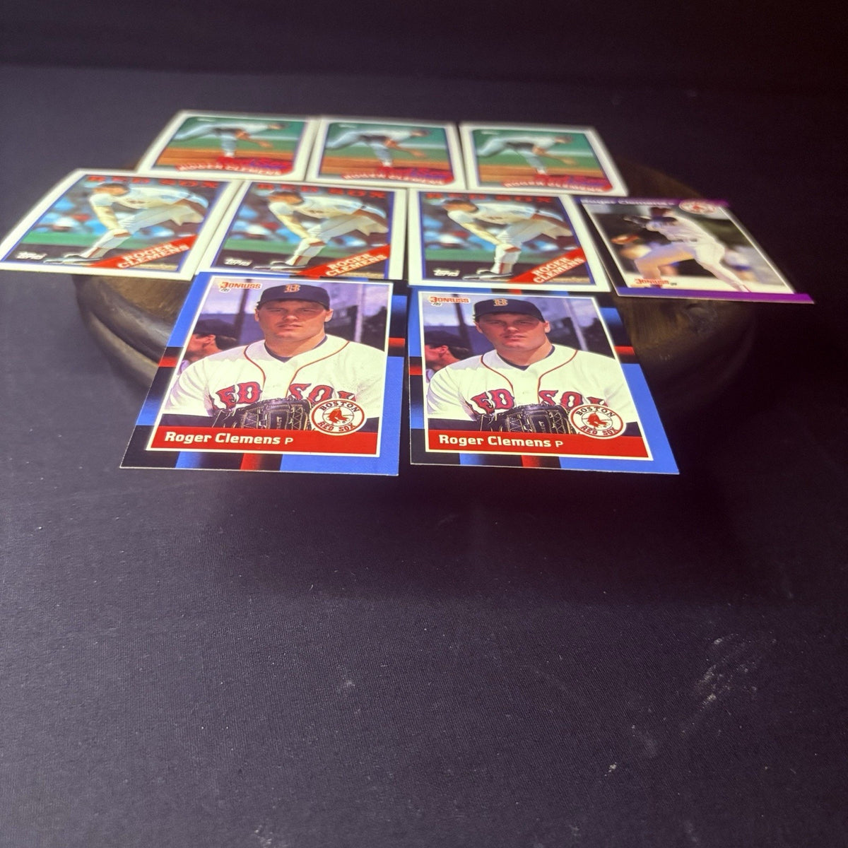 1987-1988 Roger Clemens (9) Card Lot, Topps & Donruss, #450, #280, #70, #51