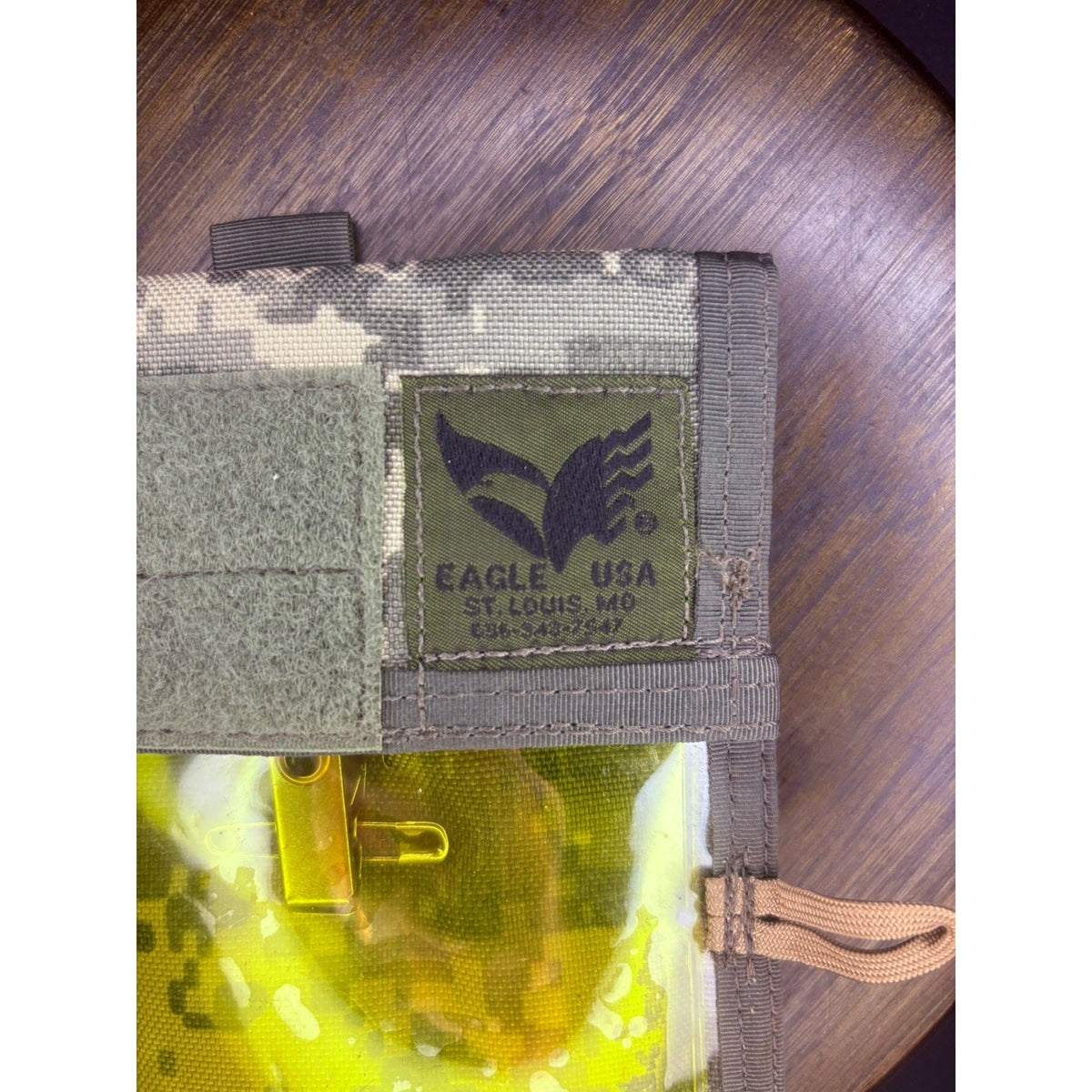 Eagle Industries Neck ID Wallet Passport Pouch Holder W/Pen Holder Digital Camo